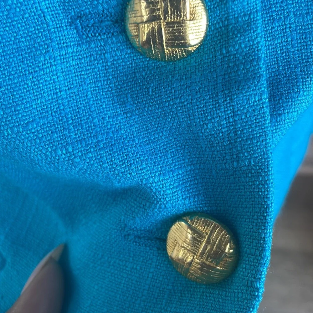 EST $1200 Vintage Christian Dior Women's Blue Blazer